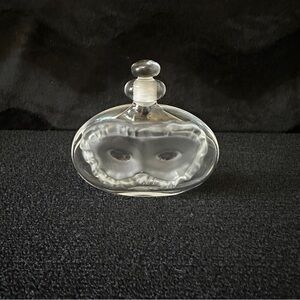 Vintage Crystal le Masque De Serge Manseau Bottle